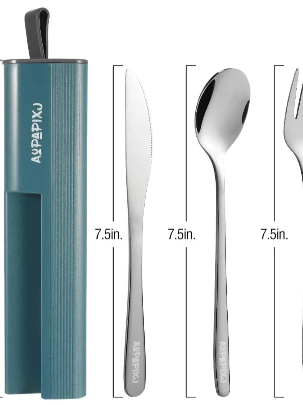 Travel Utensils - Slate Gray/Blue
